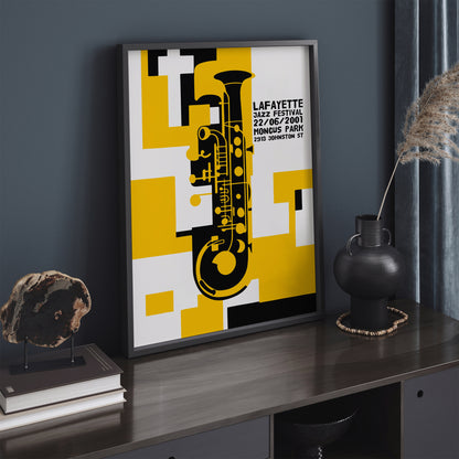 Lafayette Jazz Festival Poster Print