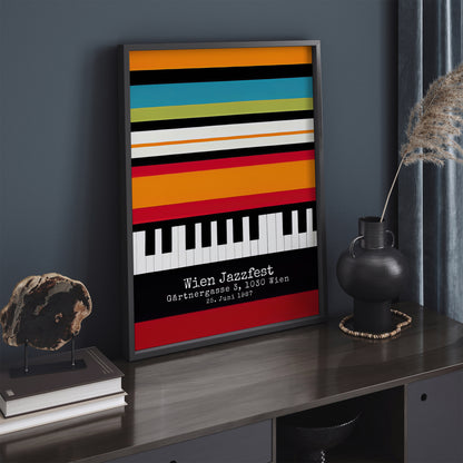 Wien Jazzfest Music Art Print