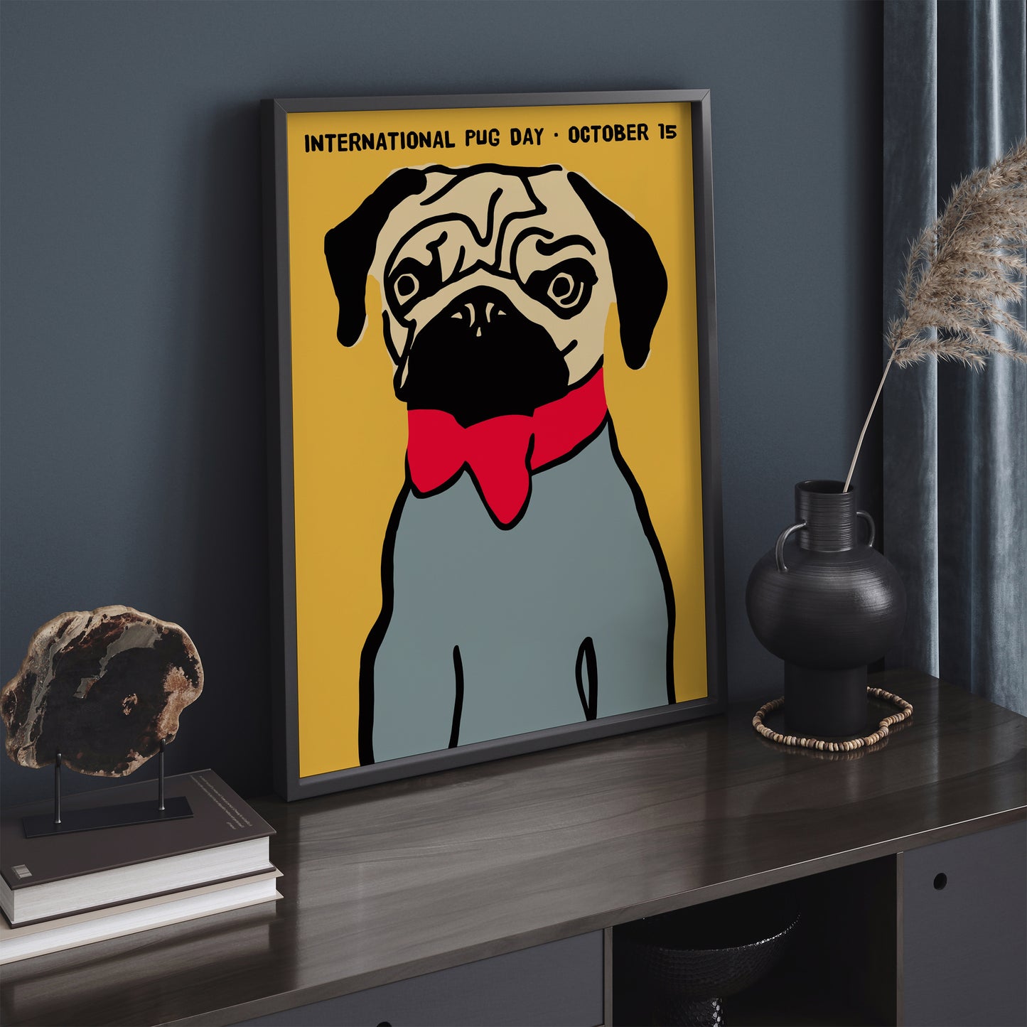 International Pug Day - Quirky Poster