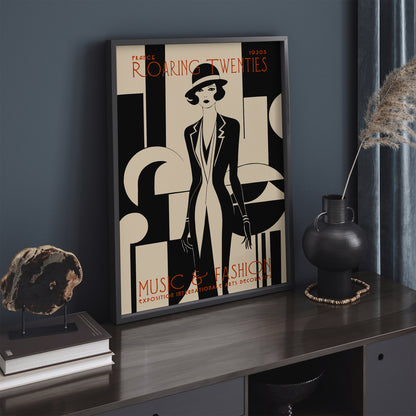 Art Deco 1920s Exhibition Poster – Vintage Retro Wall Art
