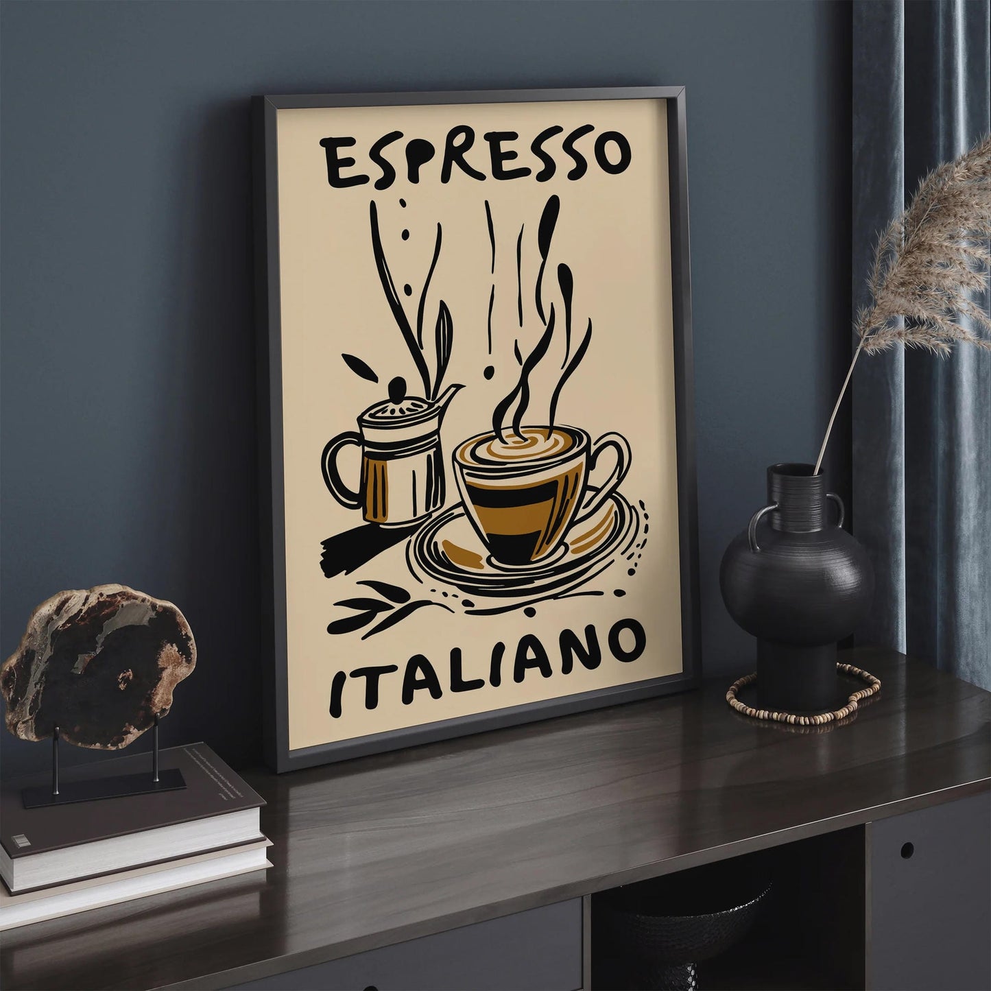 Espresso Italiano Drink Kitchen Poster