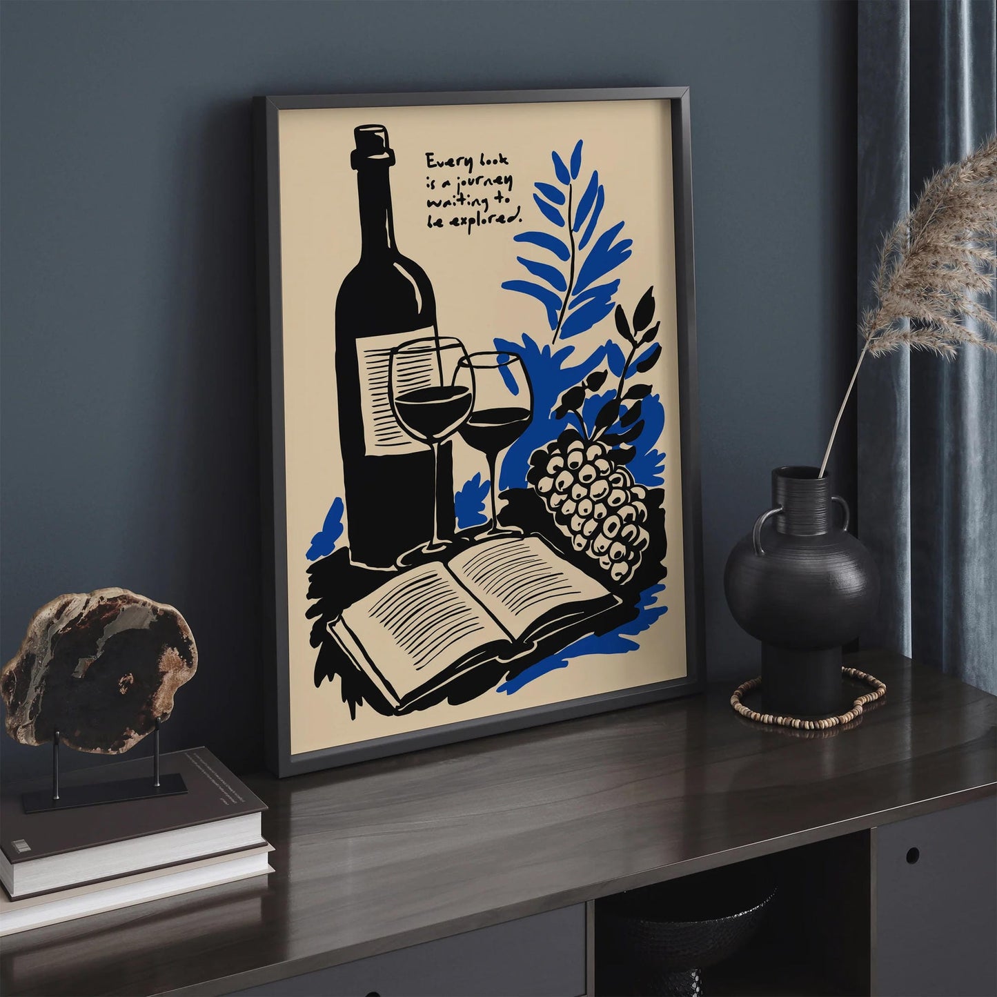 Every Book is a Journey Quote Print – Literary Wall Art