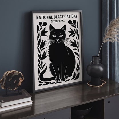 Black Cat Poster