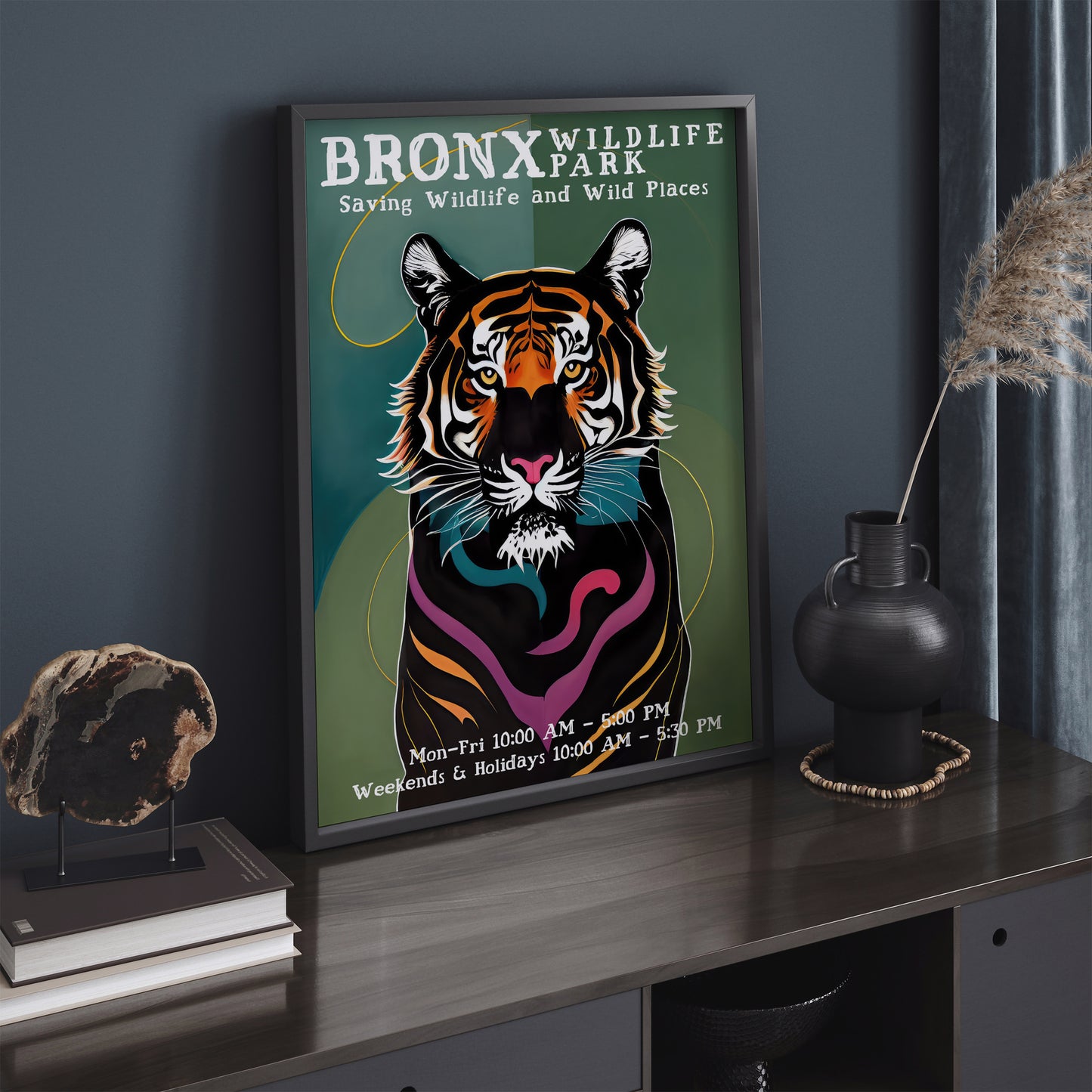 Bronx Wildlife Park Zoo Poster