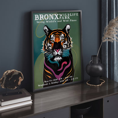 Bronx Wildlife Park Zoo Poster