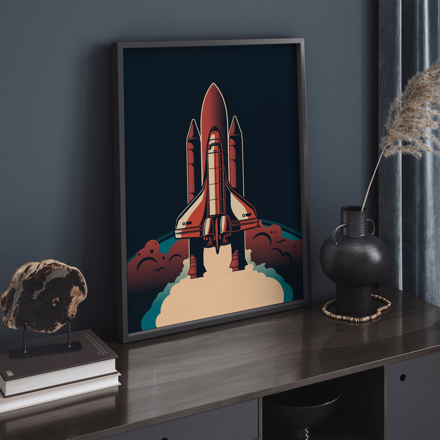 Minimal Space Shuttle Poster