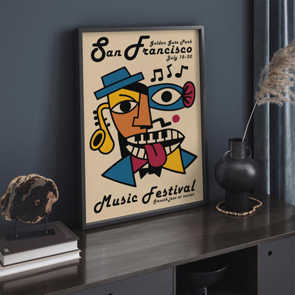 Retro San Francisco Jazz Festival Poster
