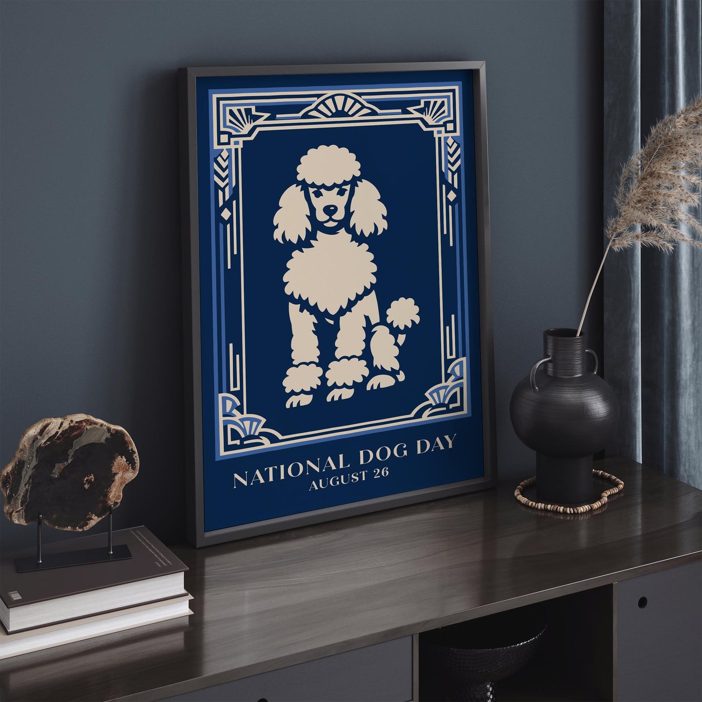 National Dog Day Poster – Cute Dog Wall Art Print