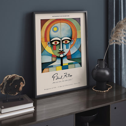 Vintage Paul Klee Poster: Abstract Retrospective Print