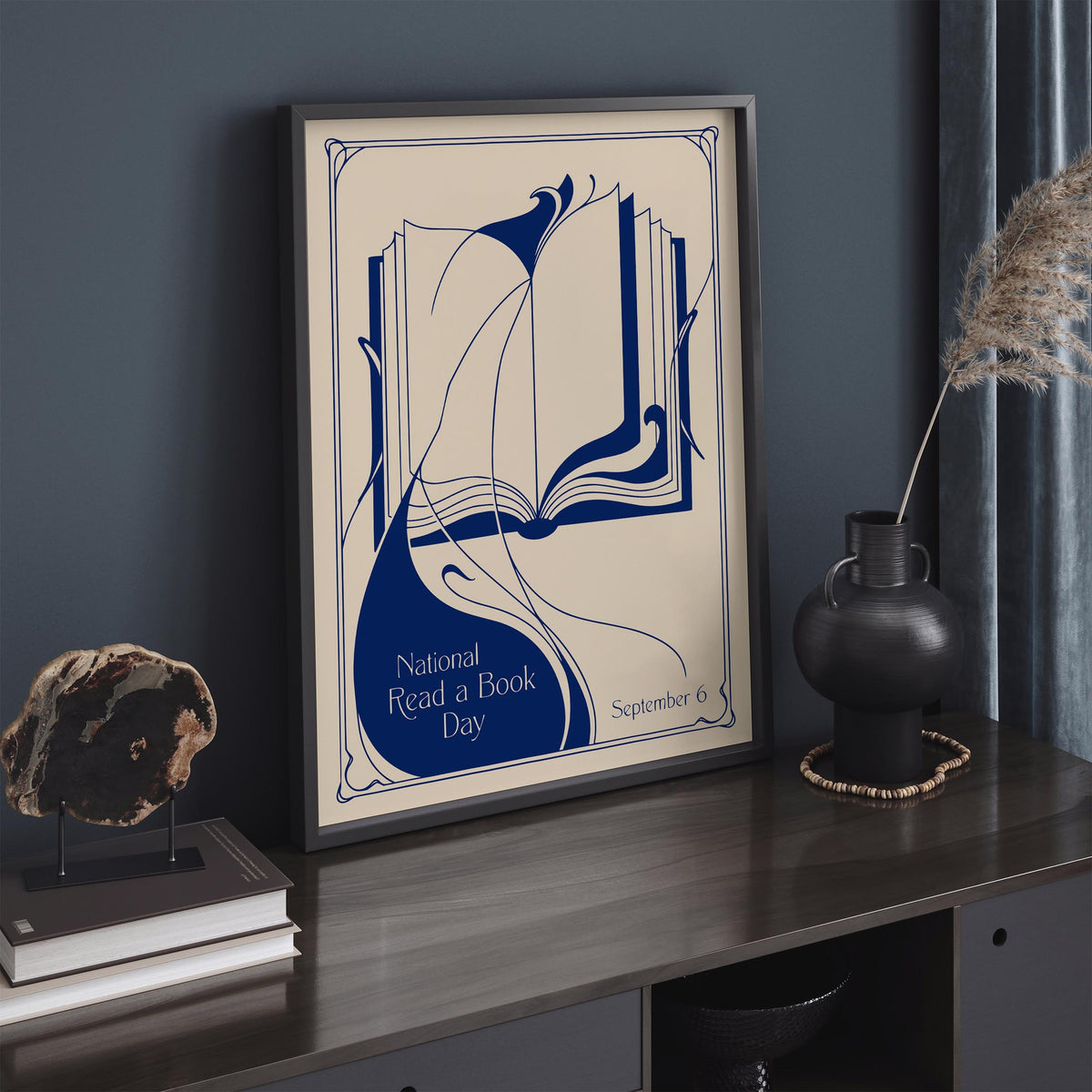 National Read a Book Day Poster