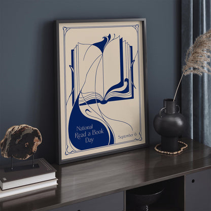 National Read a Book Day Poster