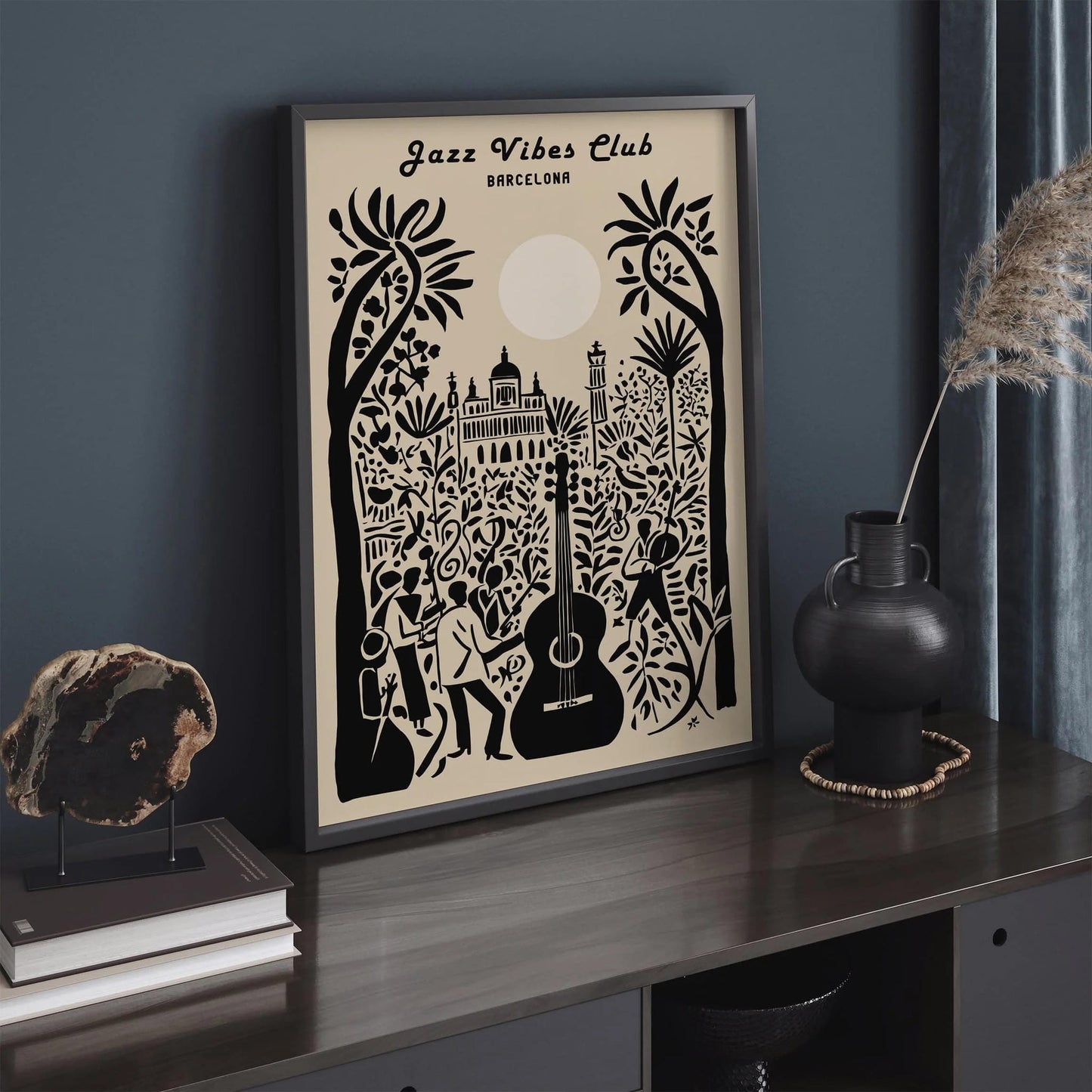 Barcelona Jazz Club Music Poster 2025