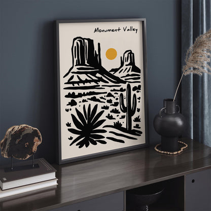 Monument Valley Arizona Travel Poster