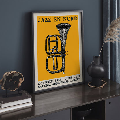 Jazz En Nord Vintage Jazz Poster