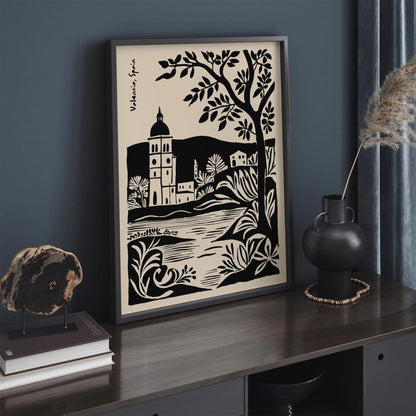 Valencia Spain Vintage Poster