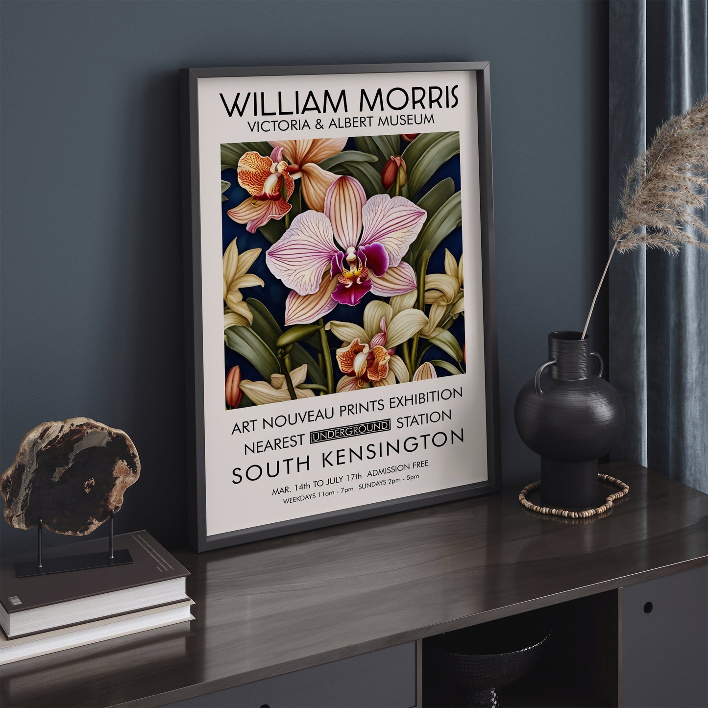 Art Nouveau Floral Morris Exhibition Wall Art