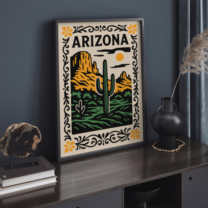 Arizona Travel Wall Art Print