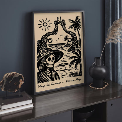 Playa del Carmen Poster - Riviera Maya Mexico Print