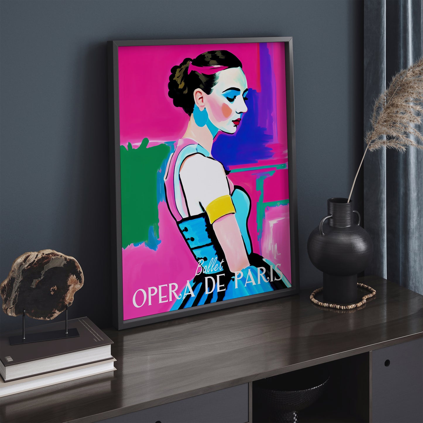 Ballet Opera De Paris Pink Wall Art