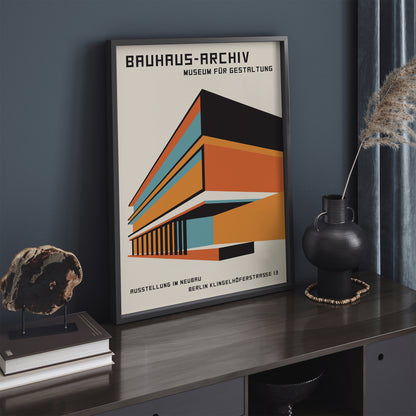 Bauhaus Museum Architecture Poster