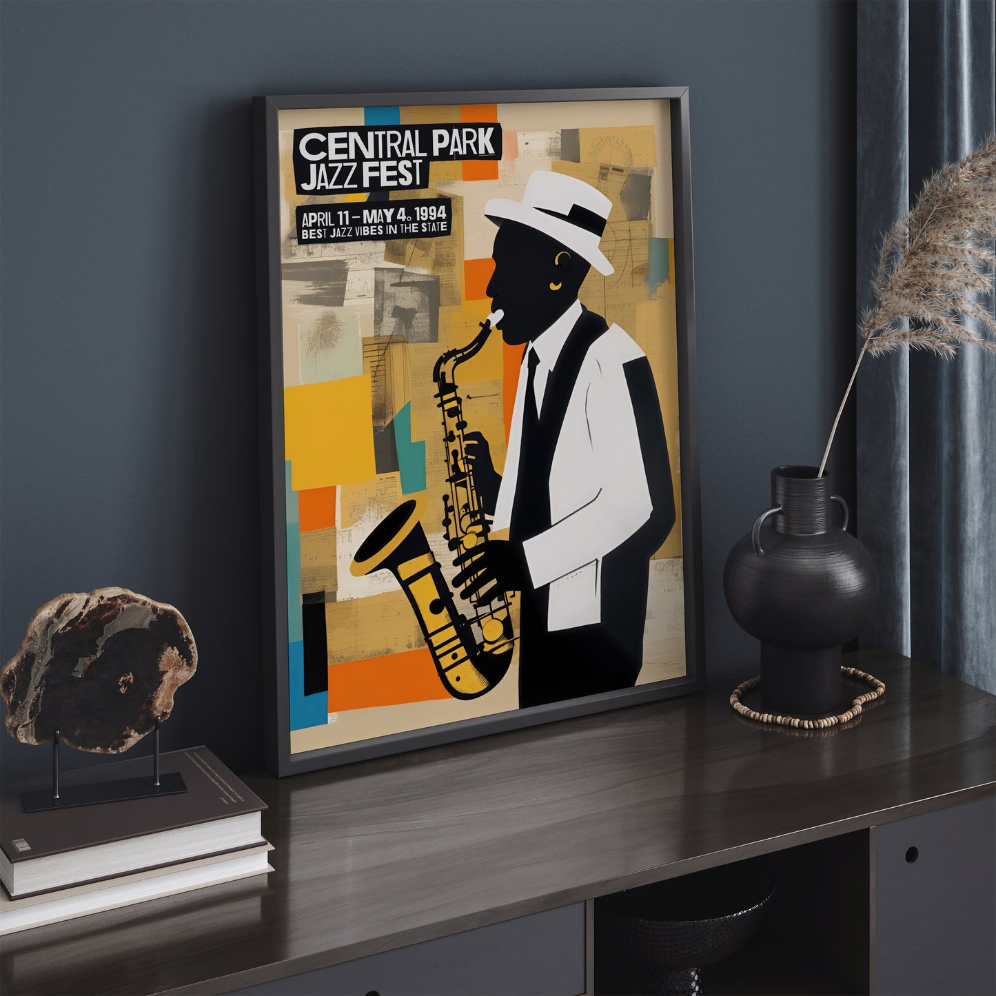 Vintage Jazz Musician Print