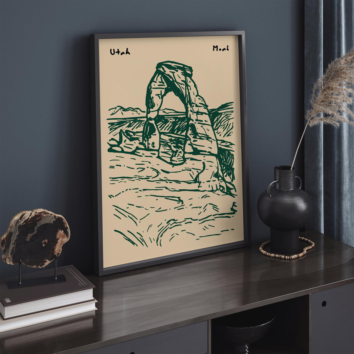Moab Utah Travel Poster