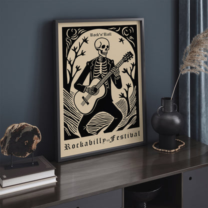 Rockabilly LA Music Festival Art Print