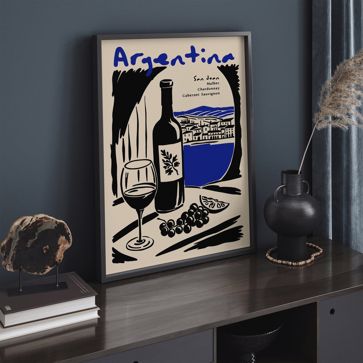Argentina San Juan Wine Poster