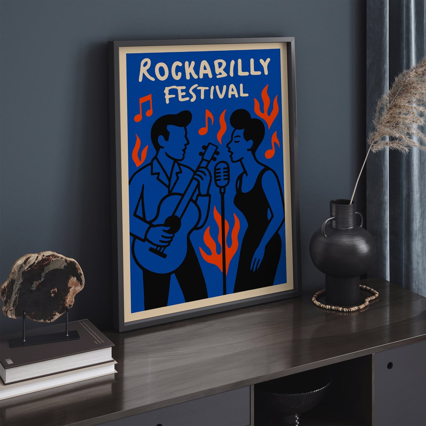 Rockabilly Festival Music Poster