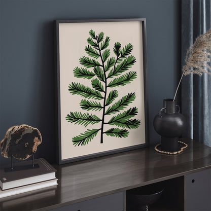 Christmas Tree Branch Poster