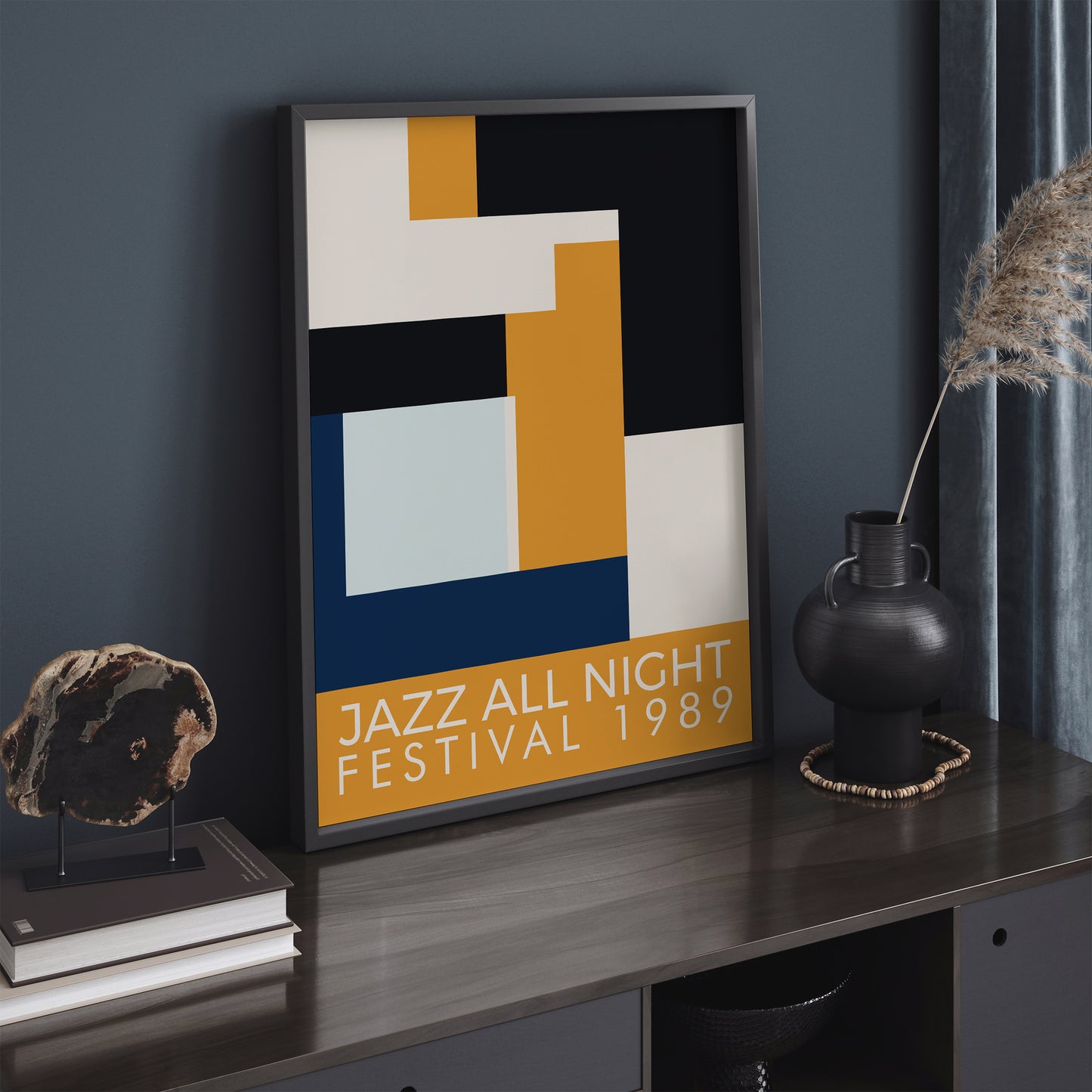 Jazz All Night Festival Music Poster