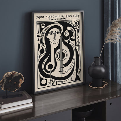 Jazz Night in NYC Music Poster