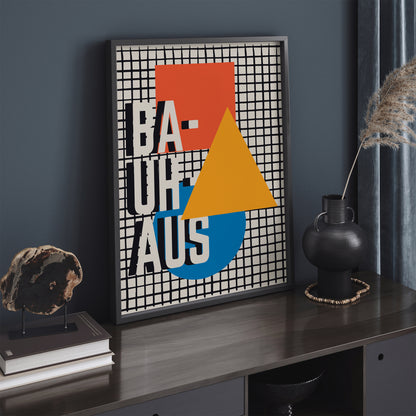 Bauhaus Collage Art Poster