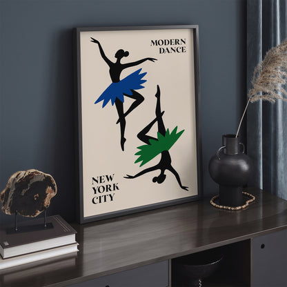 Modern Dance New York City Performance Poster