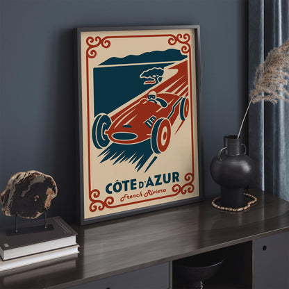 Cote d Azur French Riviera Poster