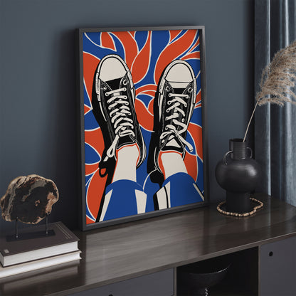 All-Star Sneakers Shoes Poster