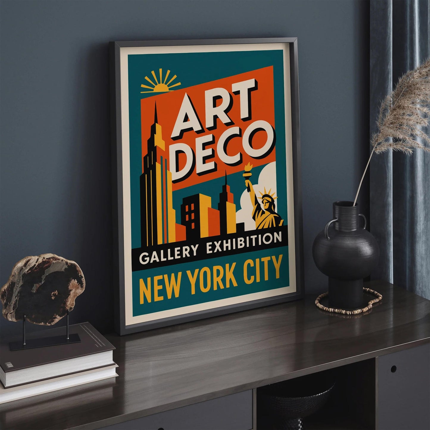 Art Deco Gallery Exhibition New York City Poster