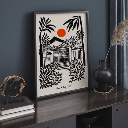 Mount Fuji Travel Poster