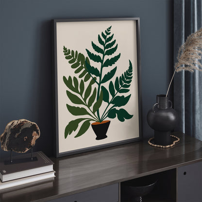 House Plant Fern Art Print