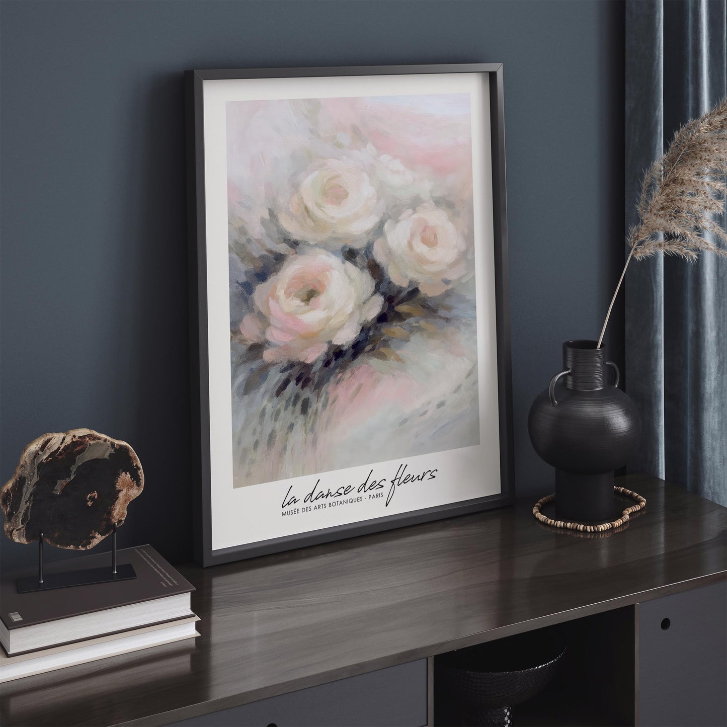 La Danse Des Fleurs Poster - Romantic Floral Home Decor