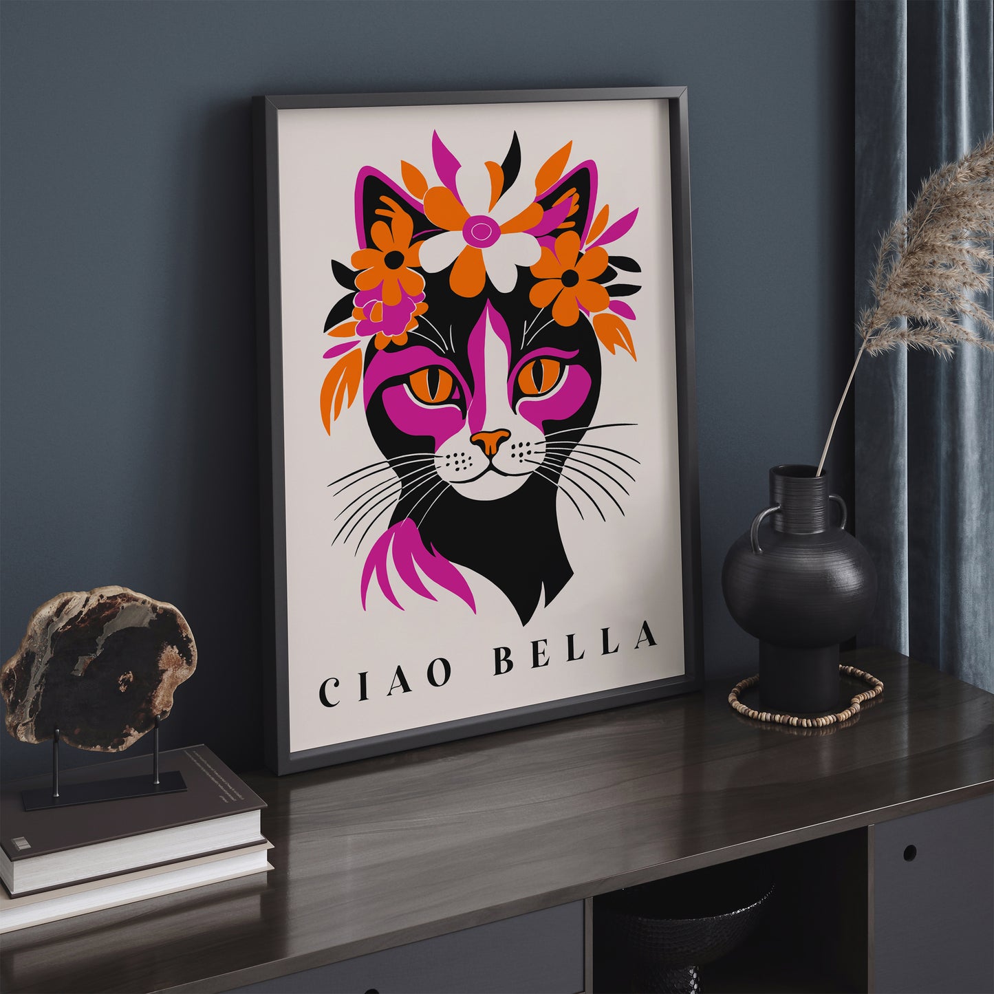 Ciao Bella Cute Cat Poster