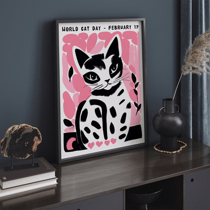 World Cat Day Cute Poster