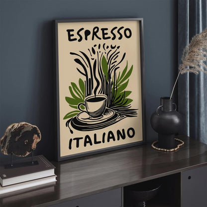 Espresso Italiano Kitchen Wall Art Print