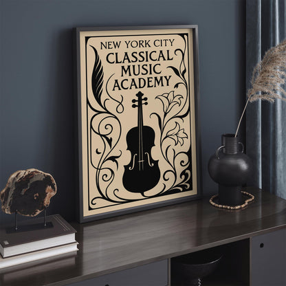NYC Classical Music Academy Art Poster
