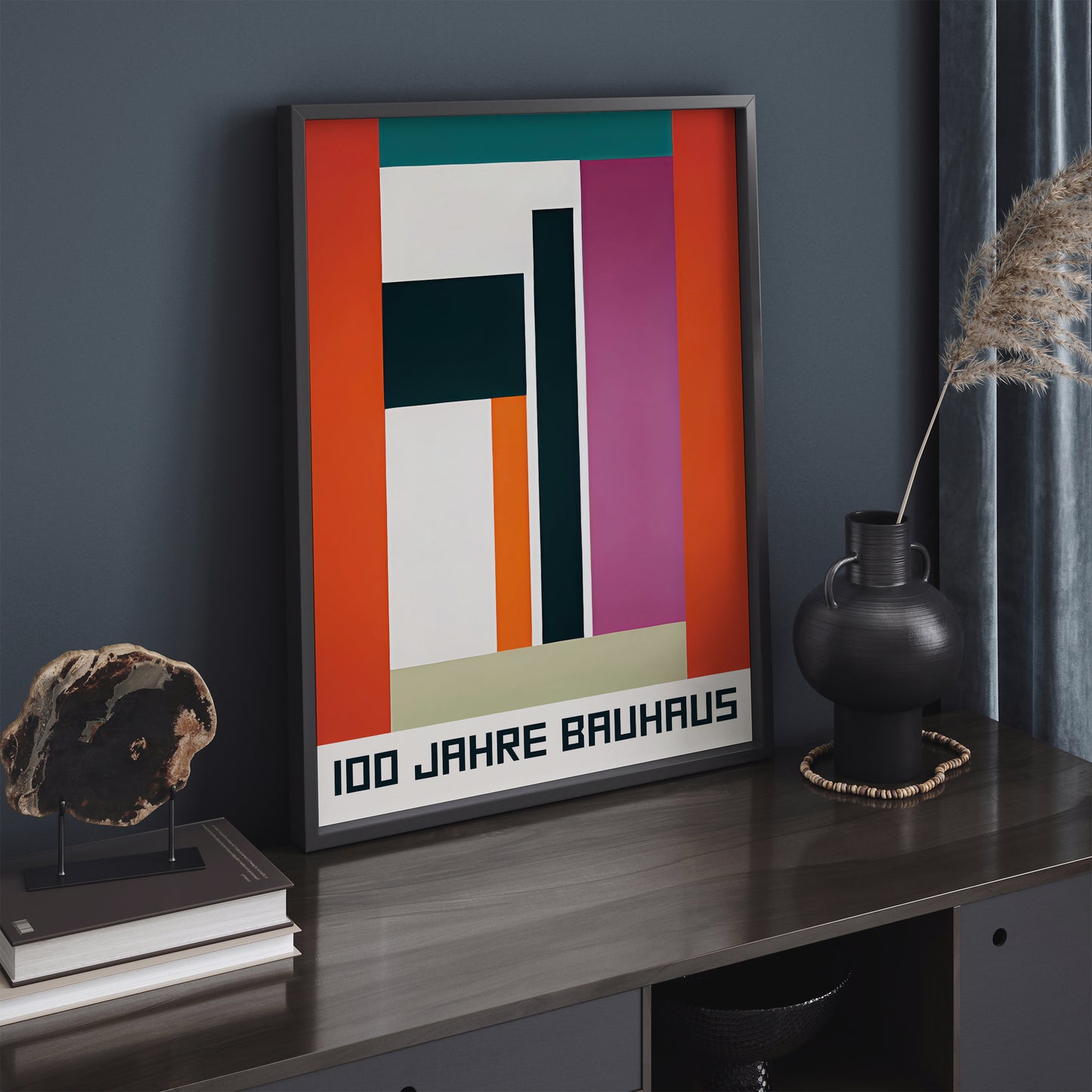 Modern 100 Jahre Bauhaus Art Print 2024