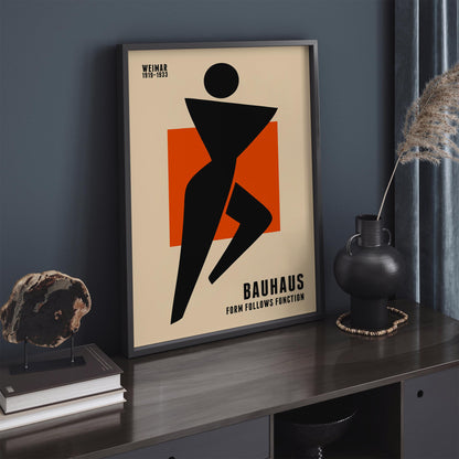 Bauhaus Form Follows Function Poster Print - Vintage Exhibition Poster