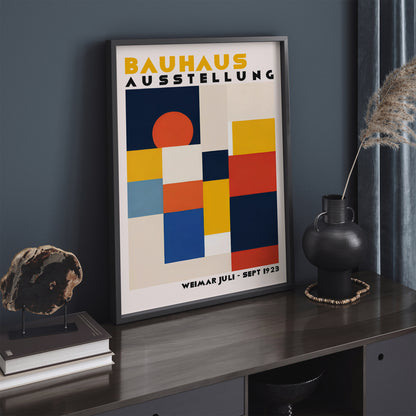 Bauhaus Retro Exhibition Poster