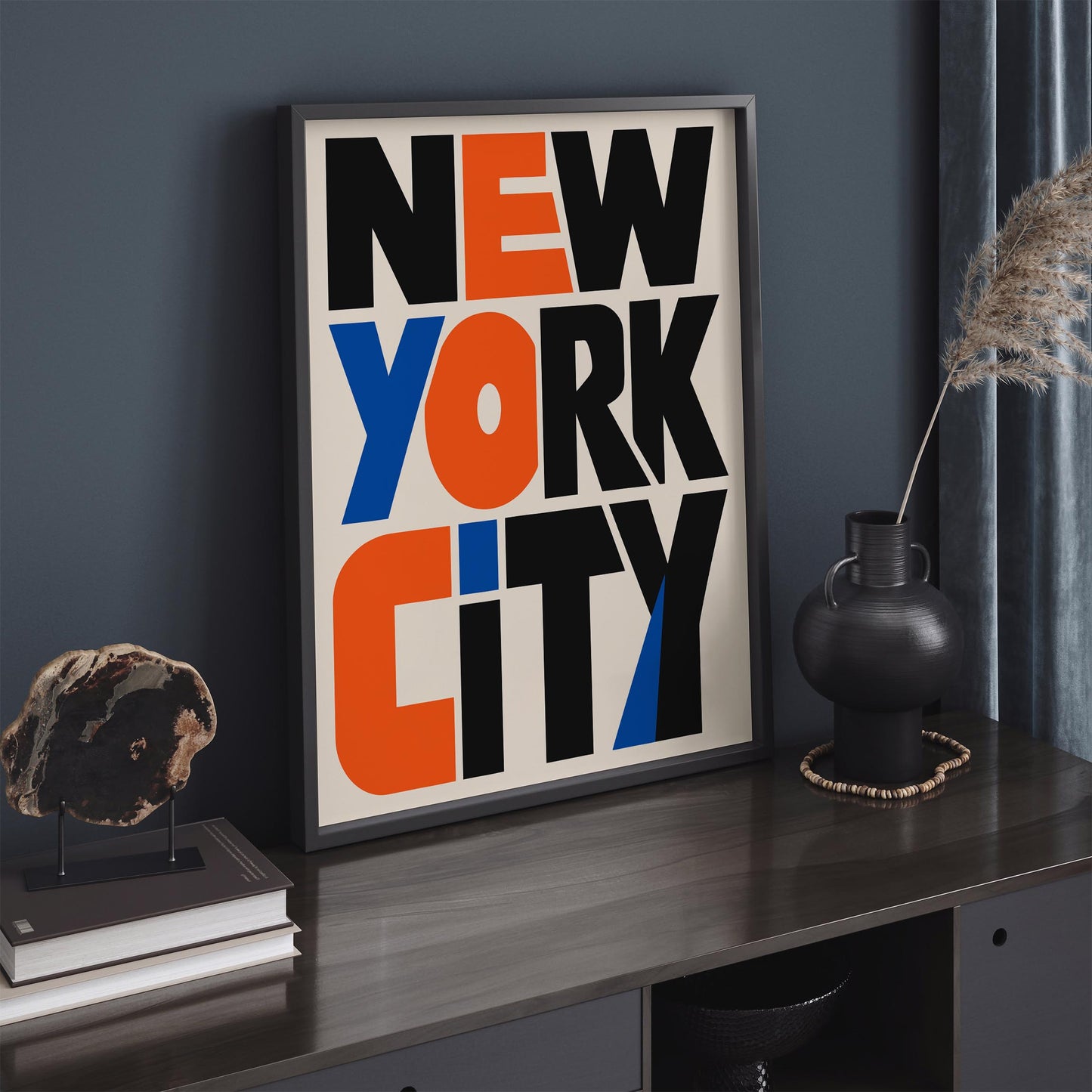 New York City Typography Poster – NYC Wall Art