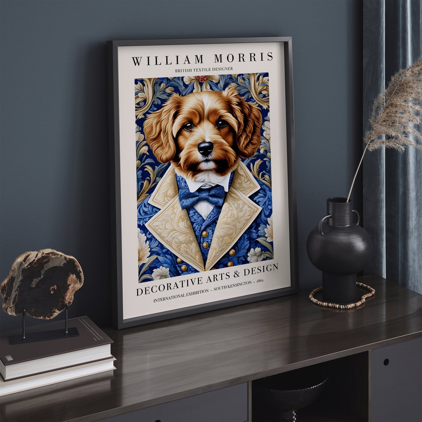 Elegant Dog Portrait Elegant Art Print