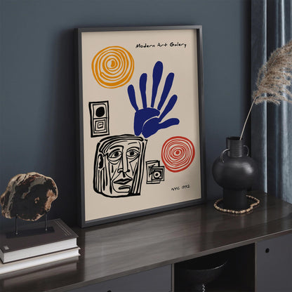 Modern Art Gallery Cubism Exhibition Poster